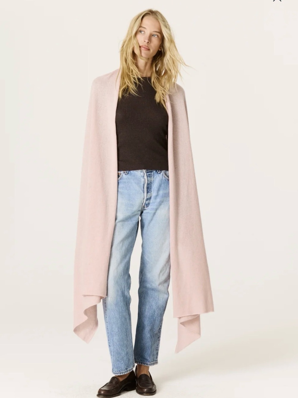 New $250 Naked Cashmere Wrap Scarf Shawl